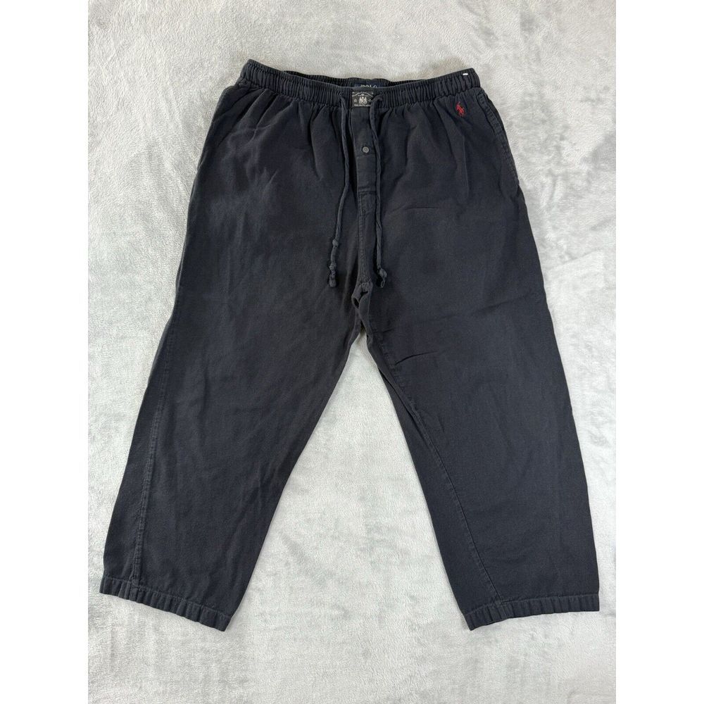 Polo Ralph‎ Lauren Sweatpants Men's Large Black Short